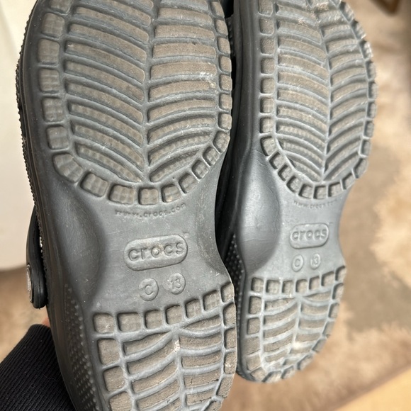 Black Kids Crocs Size 13 - Picture 5 of 6